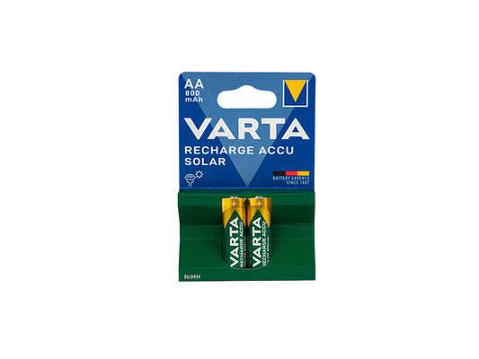 Blow Rechargeable – 82-591# R6 Ni-MH AA 800 mAh Varta Solar Battery