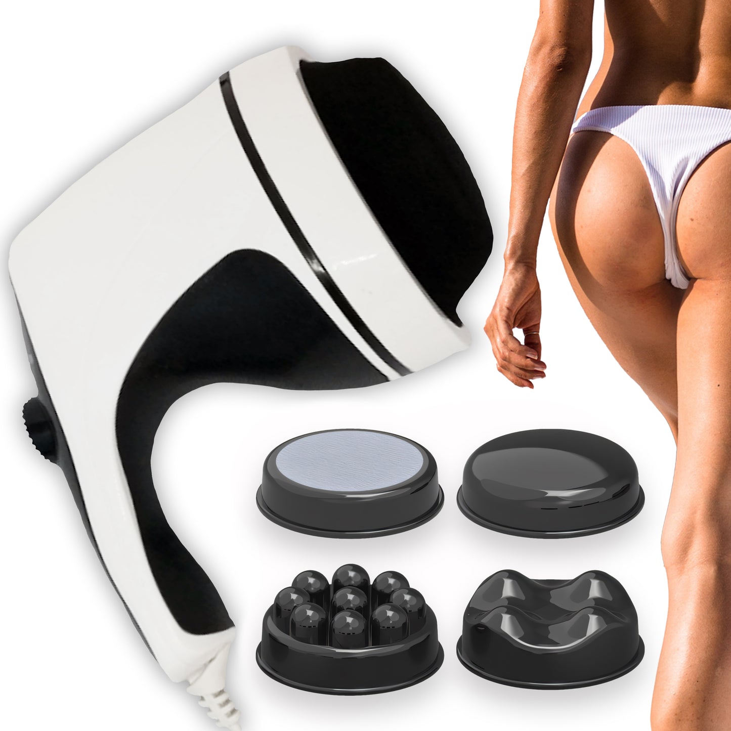 RTO 9-in-1 Anti-Cellulite Body Massager for Slimming, Cellulite Reduction, and Firming