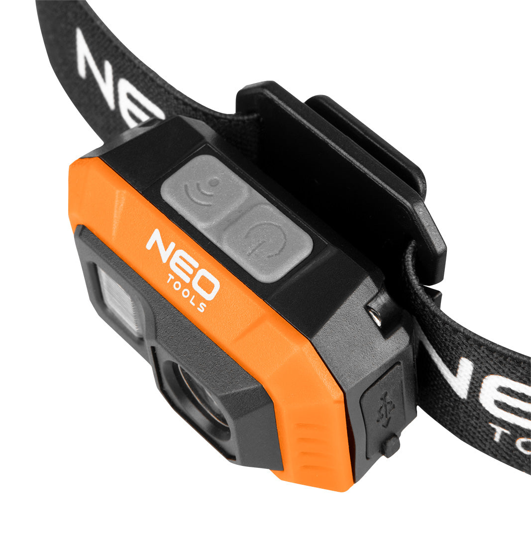 NEO TOOLS Flashlights – Rechargeable Headlamp, 500 lm, USB, COB LED (12 LEDs) – image 3