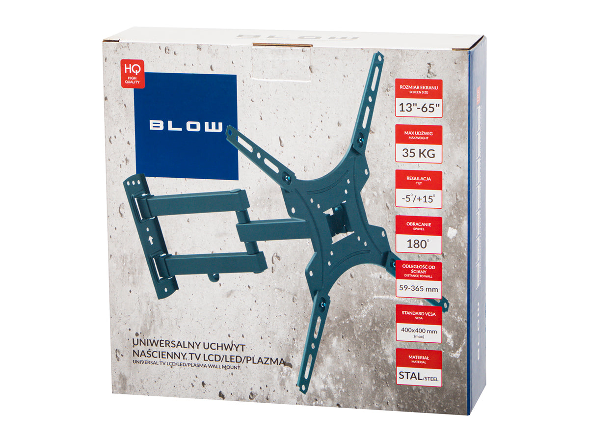 Blow 76-869# HQ 13"-55" LCD TV Mount, Type X, with Articulated Arm – image 8