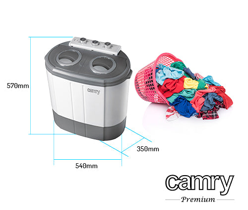 CAMRY Tourist washing machines and centrifuges – CR 8052 Travel Washer-Spinner – image 20