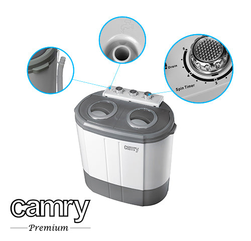 CAMRY Tourist washing machines and centrifuges – CR 8052 Travel Washer-Spinner – image 19