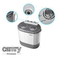CAMRY Tourist washing machines and centrifuges – CR 8052 Travel Washer-Spinner – image 19
