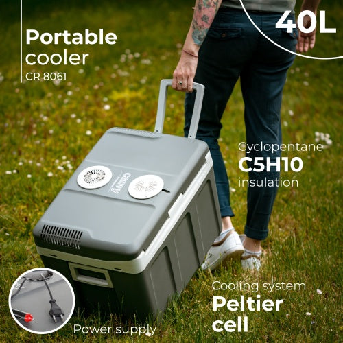CAMRY Travel – CR 8061 40-liter Travel Cooler | AC/DC Power Supply – image 8