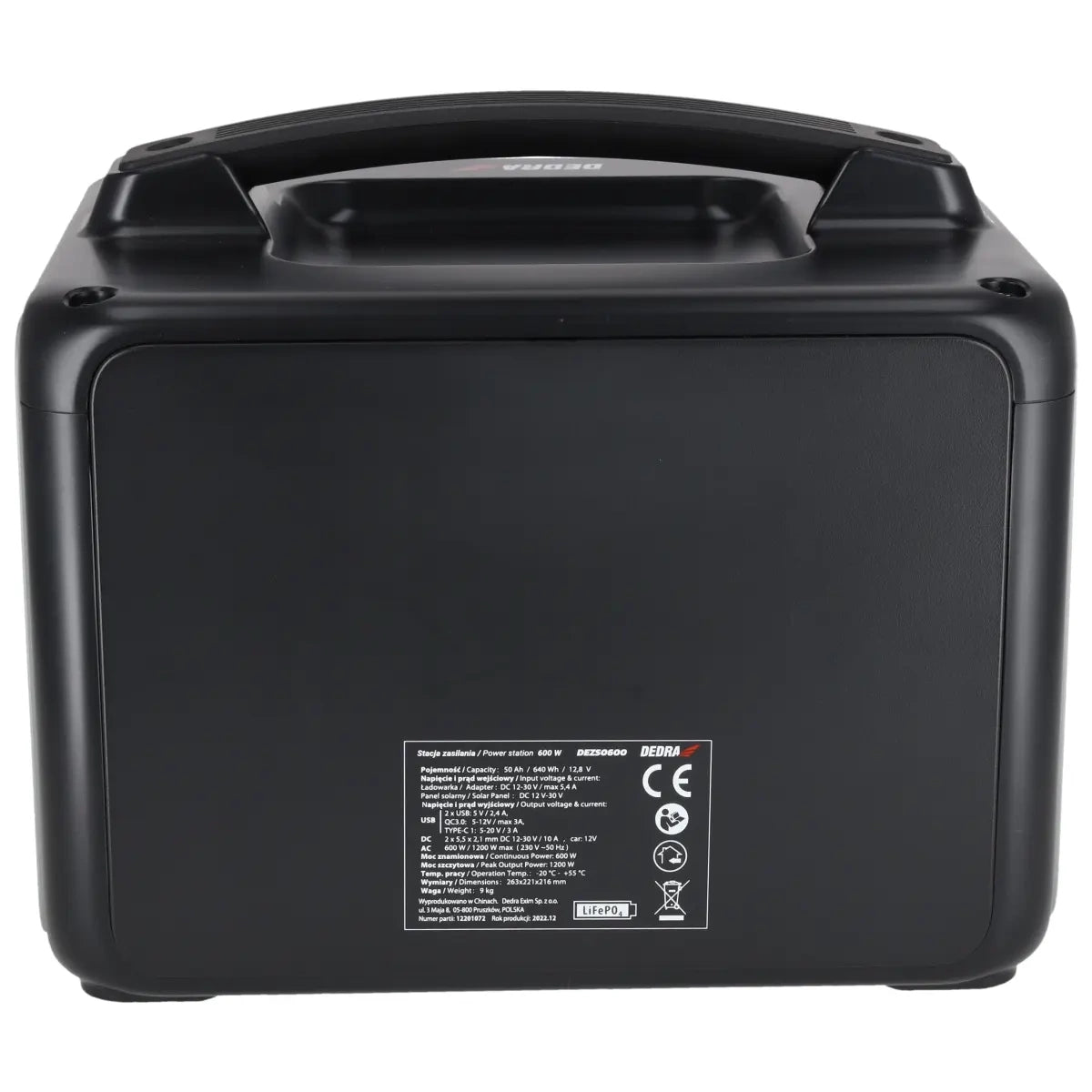 Dedra Emergency and Portable Power Sources – 600-watt power station – image 6