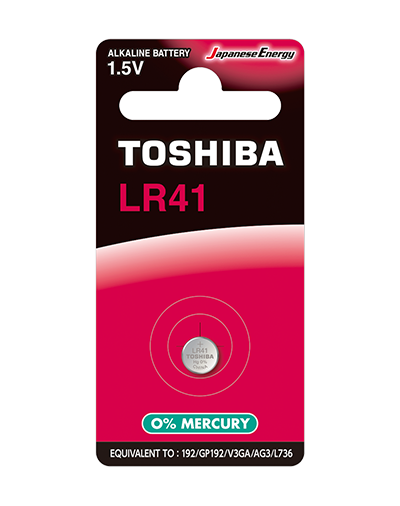PLASTROL Alkaline, coin-cell, and zinc-carbon – LR41 battery, blister pack, 1 piece