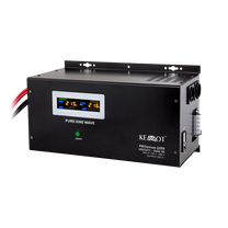 Kemot KEMOT PROsinus-2200 Wall-Mounted Emergency Power Supply—a pure sine wave inverter with a charging function—12V, 230V, 2200VA/1600W