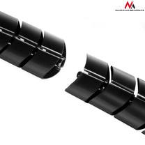Maclean Covers – Maclean Desk Cable Organizer/Cover, 75 cm, Black, MC-768 B – image 4