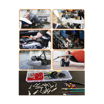EUROKOMP Set of cable connectors, electrical connectors, and pin covers (660 pcs.) E6354 – image 5