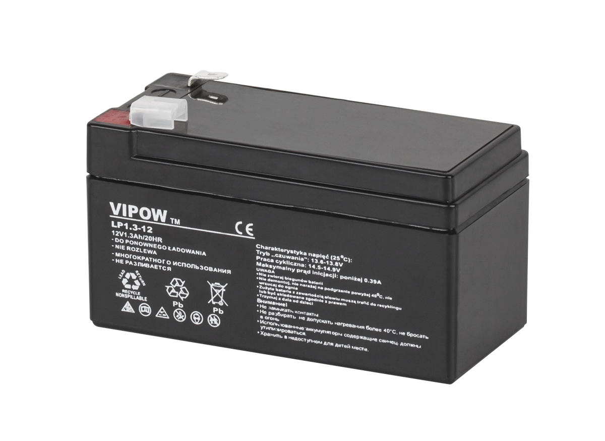 Vipow Gel batteries – VIPOW 12V 1.3Ah Gel Battery