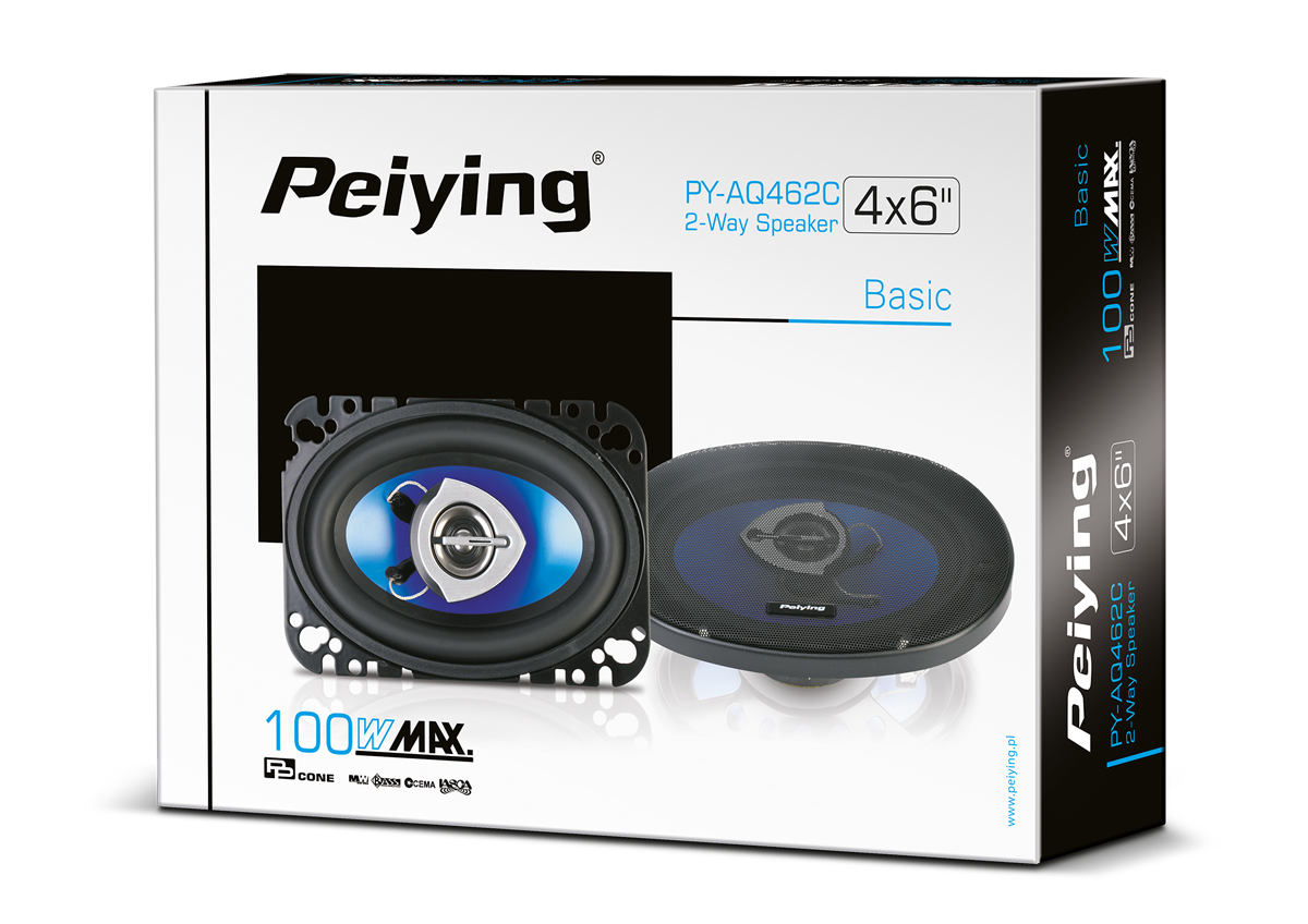 Peiying Car Speakers – PY-AQ462C 4"x6" Car Speaker – image 9