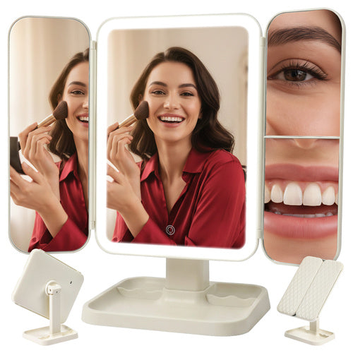 SOULIMA The remaining – Soulima 26952 Fold-Out LED Makeup Mirror