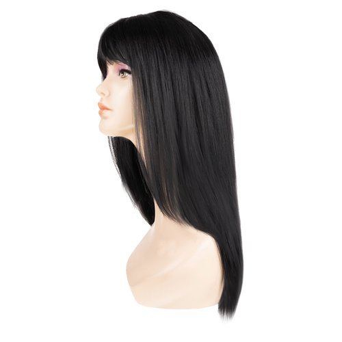 SOULIMA Hair, Wigs, and Accessories – Women's Long Black Wig P14833 – image 3
