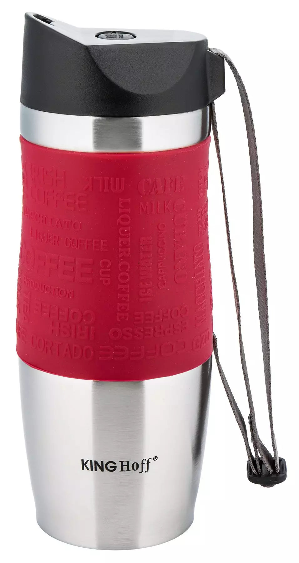 KINGHoff Thermal mugs – 380 ml Steel Thermal Mug, Various Colors, Kinghoff