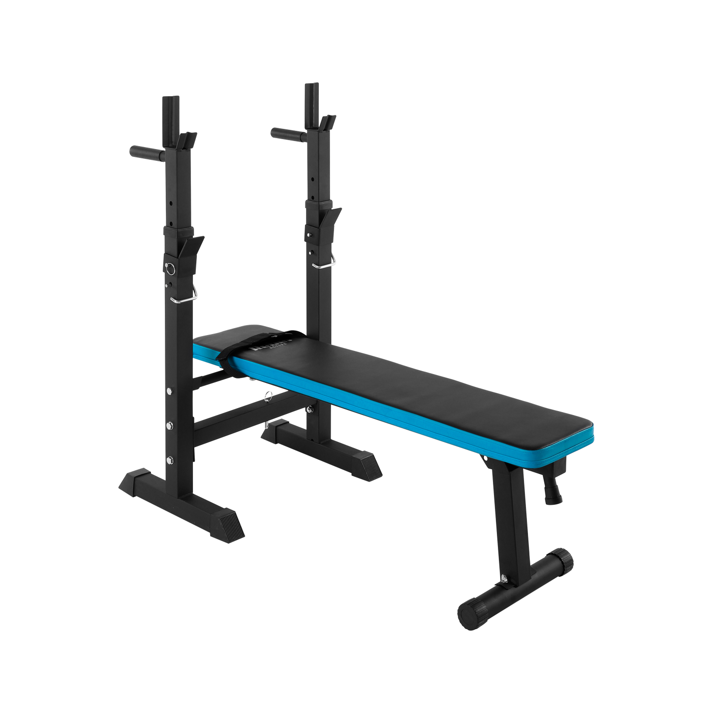 Rebel Training racks – REBEL ACTIVE Straight Adjustable Workout Bench with Racks