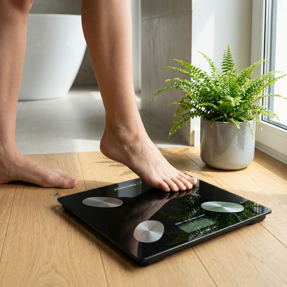 Esperanza Bathroom Scales – EBS022K Esperanza Digital Analytical Bathroom Scale, Cha-Cha, Black – image 4