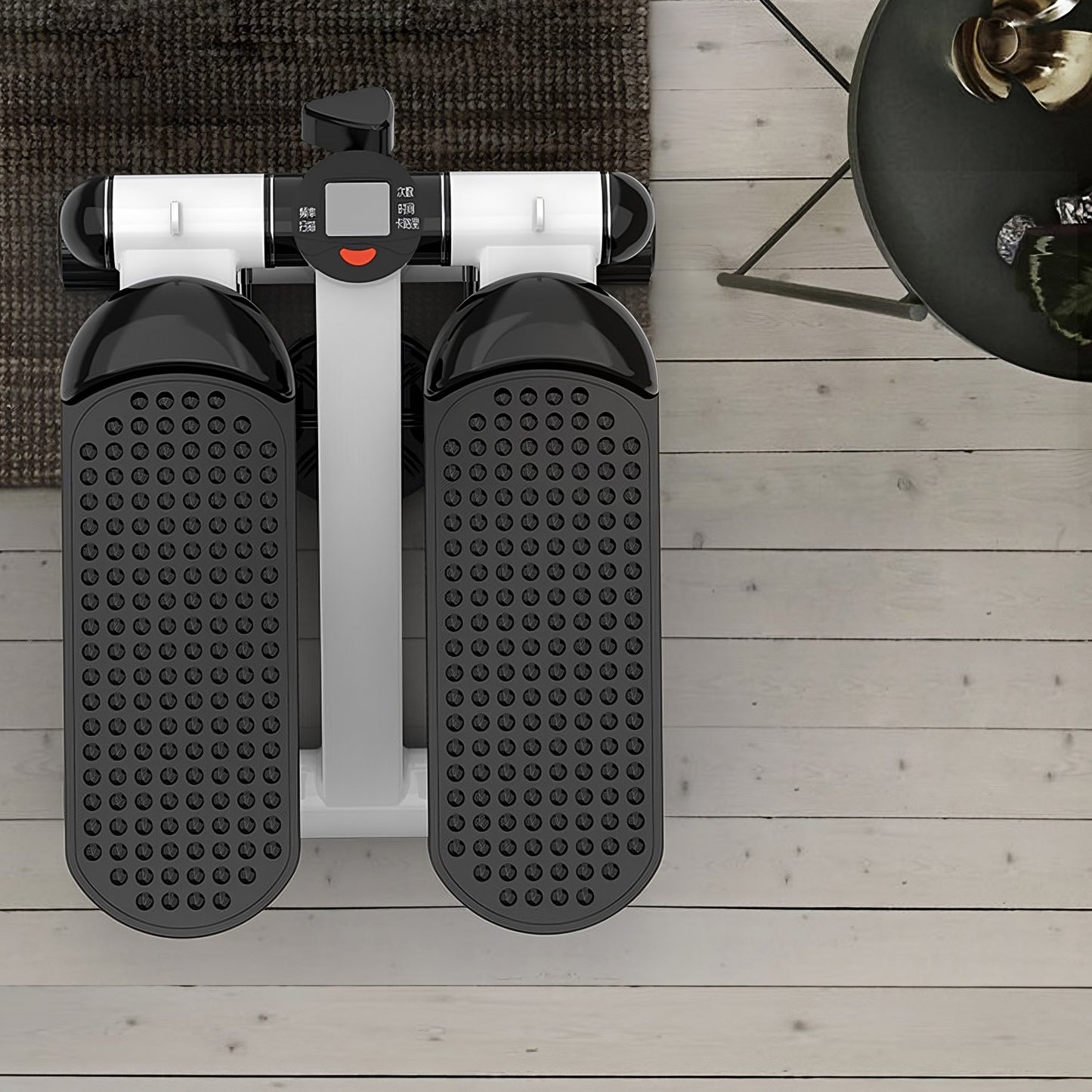 RTO Simple Stepper with Exercise Cables, LCD Counter, and Adjustable Fitness Settings – image 3