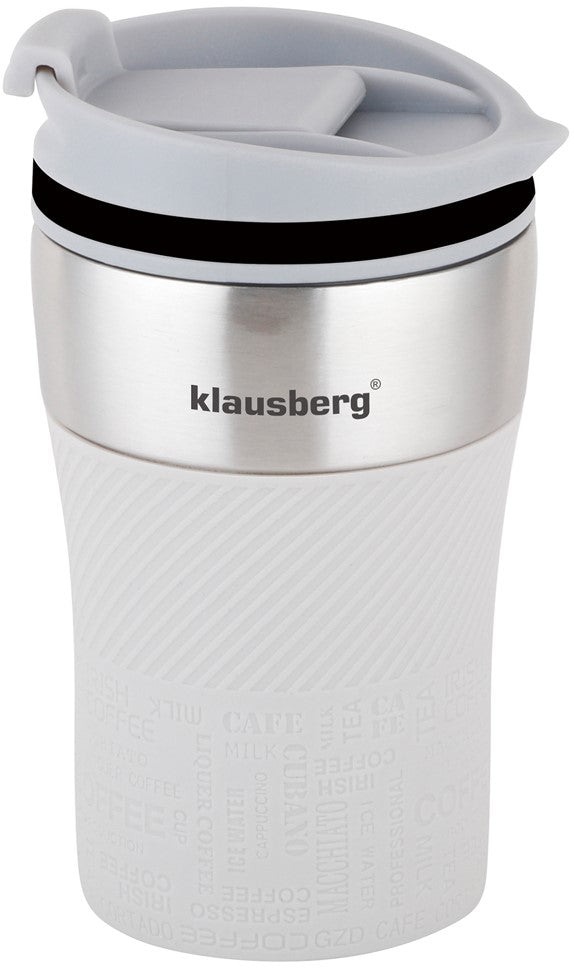 Klausberg Thermal mugs, thermoses and – Thermal mug, beige, 280 ml, Klausberg