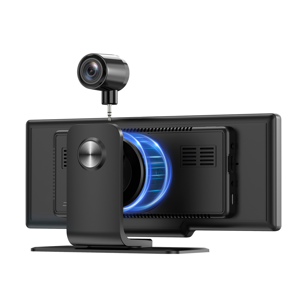 Kruger&Matz 10" Multimedia Head Unit with Android Auto and Apple CarPlay, featuring a DVR and a Kruger&amp;Matz rearview camera; – image 4