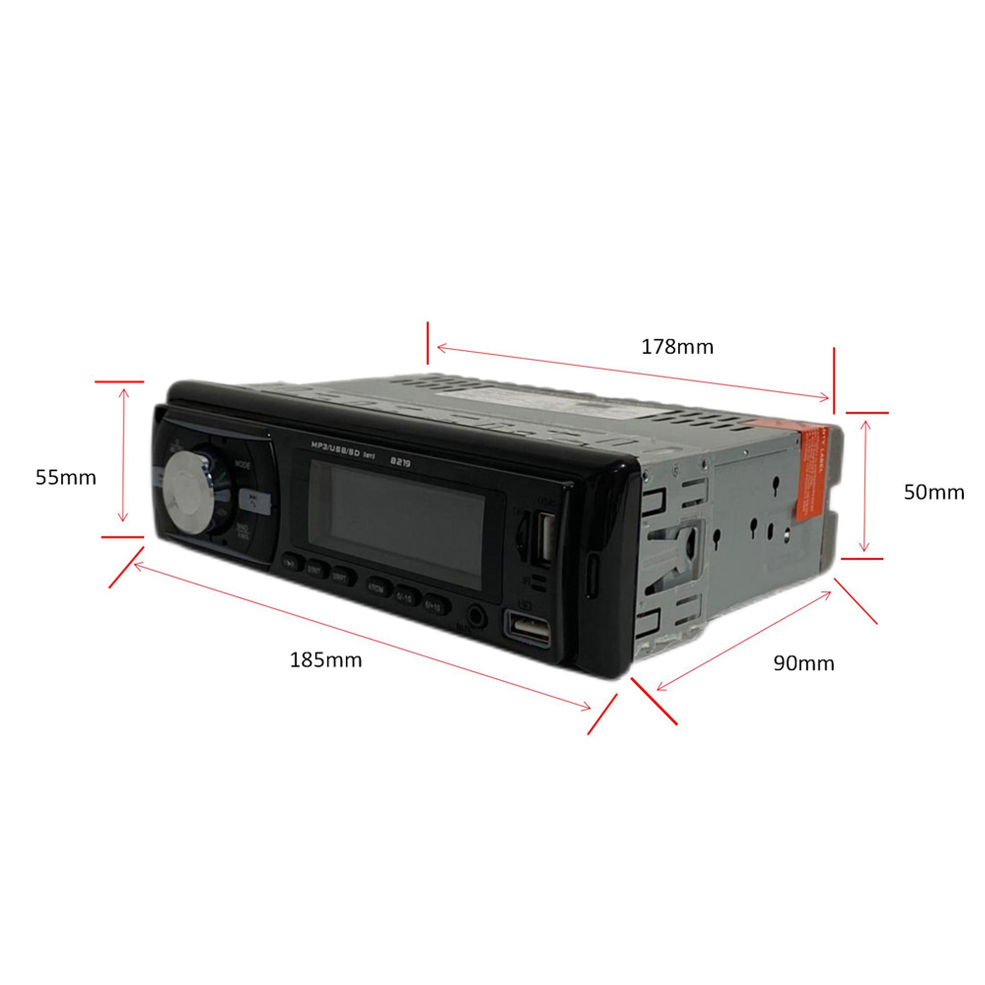 RTO Car Radio with Bluetooth, USB, MP3, and Aux In—Various Colors – image 4