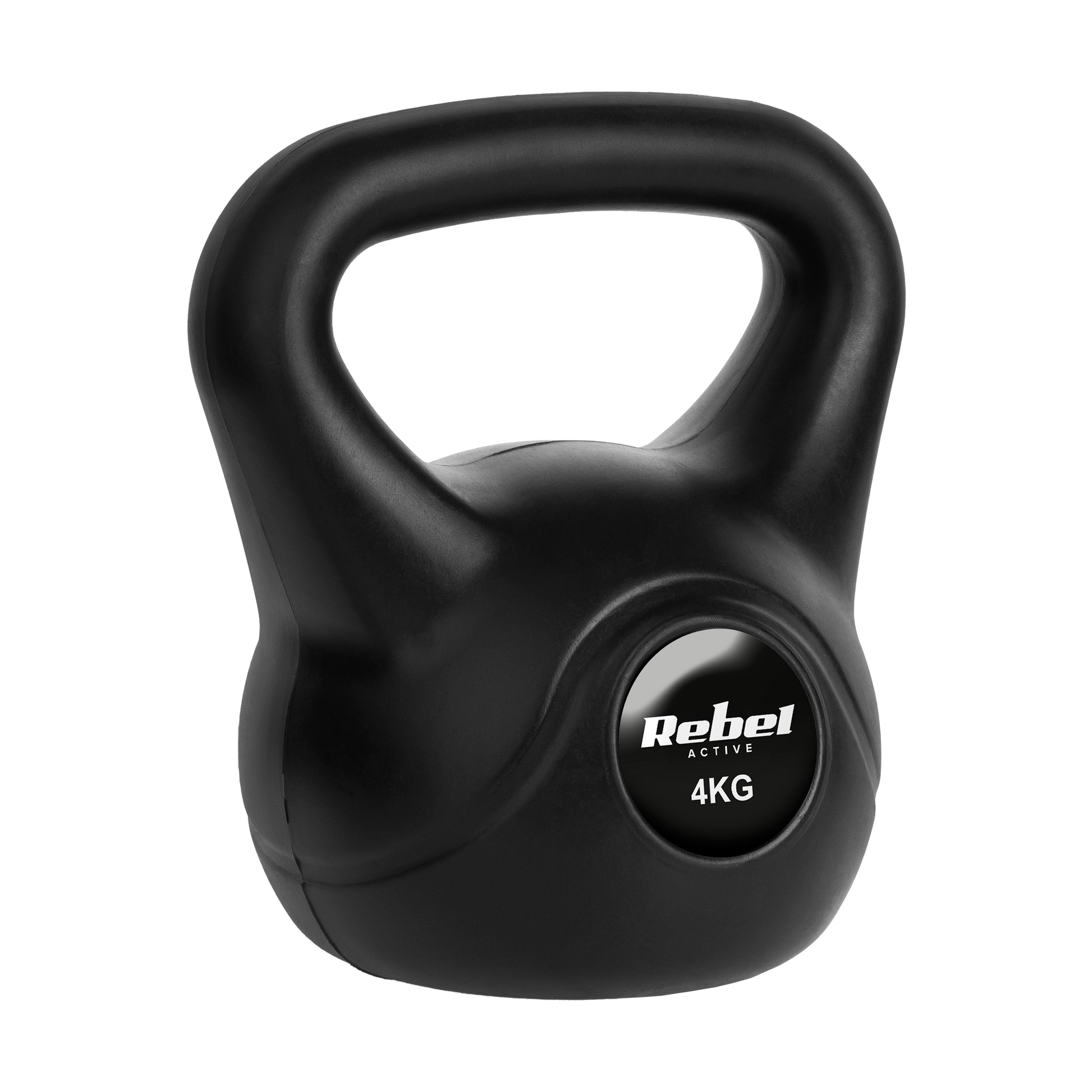 Kettlebells and dumbbells – REBEL ACTIVE 2 kg Bituminous Kettlebell Rebel