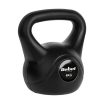 Kettlebells and dumbbells – REBEL ACTIVE 2 kg Bituminous Kettlebell Rebel