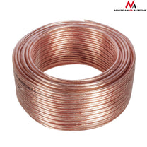 Maclean Maclean Transparent PVC Speaker Cable, 2*1.5 mm² / 48*0.20 CCA 3.5*7.0 mm, 25 m, MCTV-510 – image 4