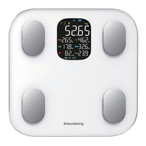 Klausberg Electronic bathroom scale with body composition analyzer, white, Klausberg, KB-7855 – image 4