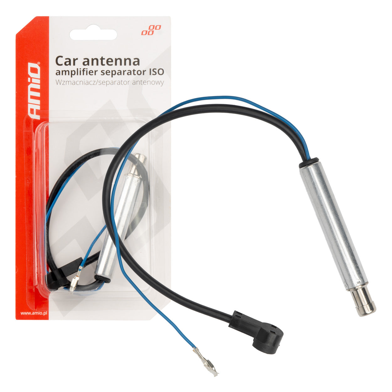 AMiO Radio-controlled, electric, telescopic, and – iso amio-04131 Antenna Splitter Signal Amplifier