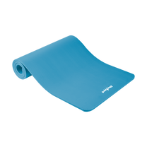 Exercise mat for yoga, Pilates, and fitness, 183x61 cm, 1 cm thick, NBR material, blue, REBEL ACTIVE Rebel