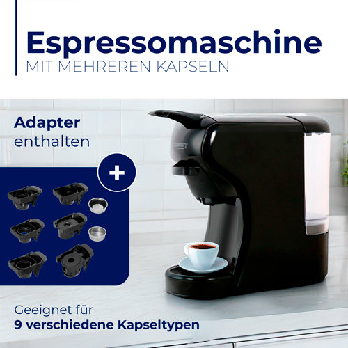 CAMRY Coffee Makers – CR 4414 Black Multi-Capsule Espresso Machine – image 24