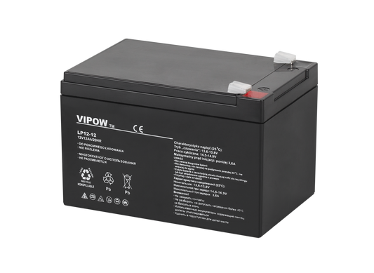 Vipow Gel batteries – VIPOW 12V 12Ah Gel Battery