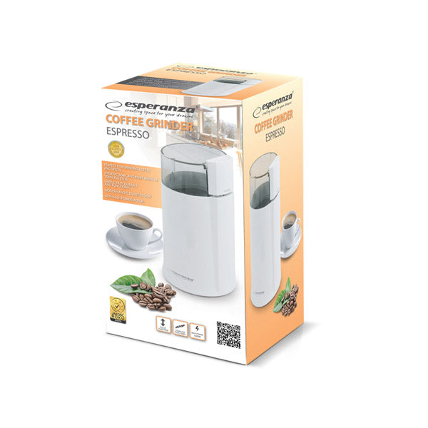 Esperanza Coffee Grinders – EKC001W White Espresso Coffee Grinder – image 2