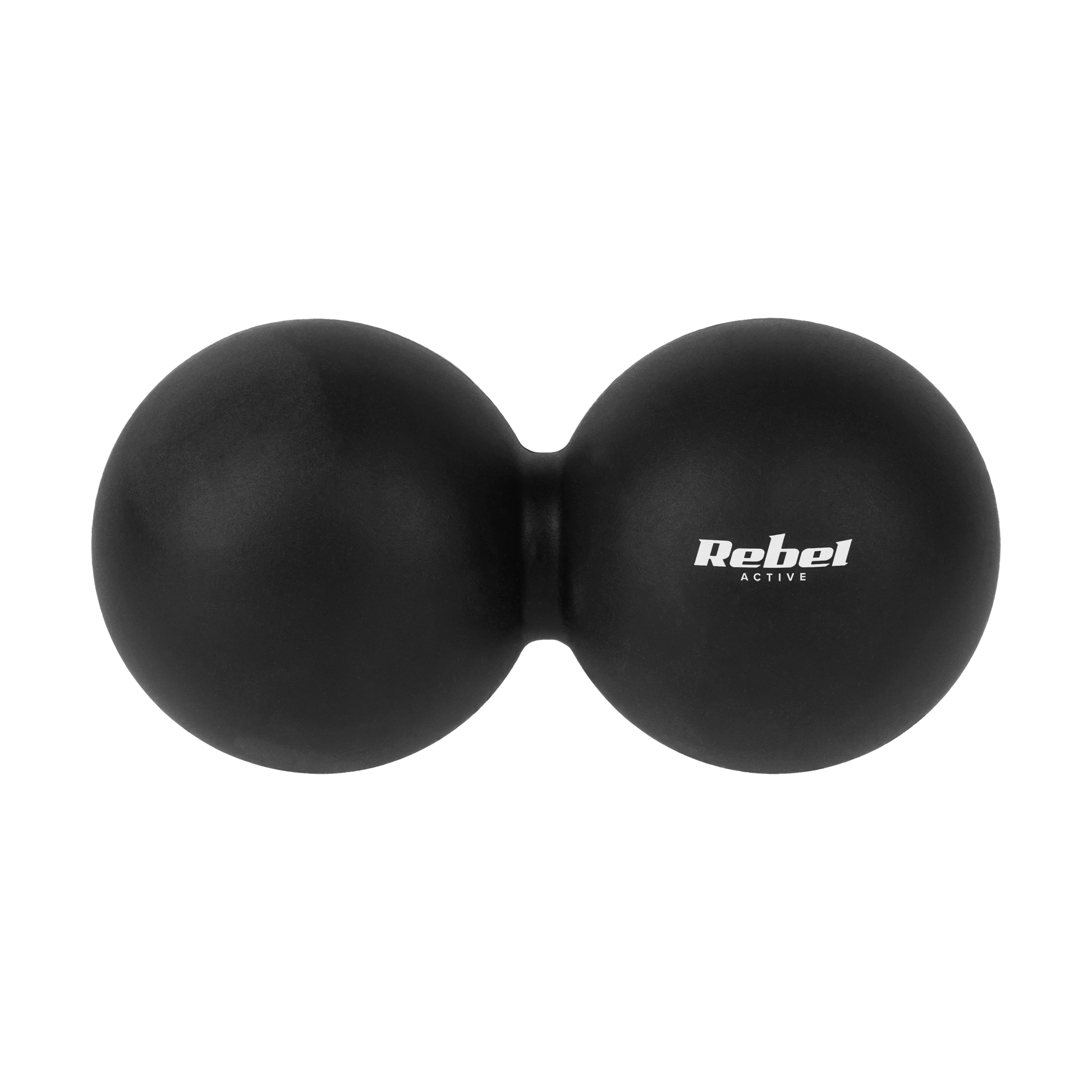 Rebel Duoball Double Massage Ball, 6.2 cm, black, silicone, REBEL ACTIVE – image 2