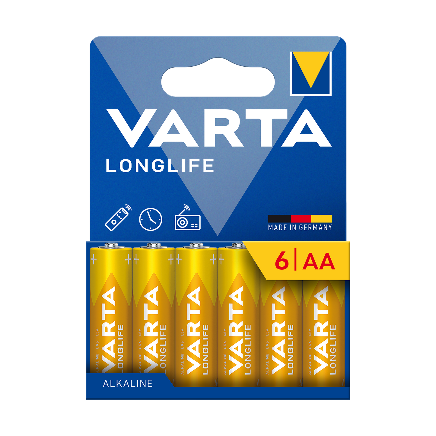 Varta Alkaline, coin-cell – VARTA LR06 LONGLIFE Alkaline Batteries, 6 per pack