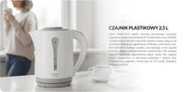 ADLER Electric kettles – AD 1244 2.5-liter plastic kettle – image 34