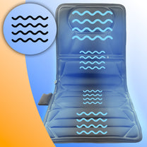 RTO Vibrating Massage Mat, Massage Mattress for Bed or Armchair, 12 Motors, Remote Control - SR319