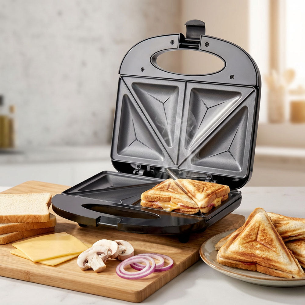 Esperanza Toasters and Toast – EKT011 Esperanza Asiago Sandwich Toaster, 1000 W – image 8