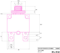 Blow Fuses – 2369# MR1 3A Bimetallic Thermal Circuit Breaker – image 4