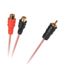 LP 1 x RCA Plug to 2 RCA Jacks Cable, 0.2 m