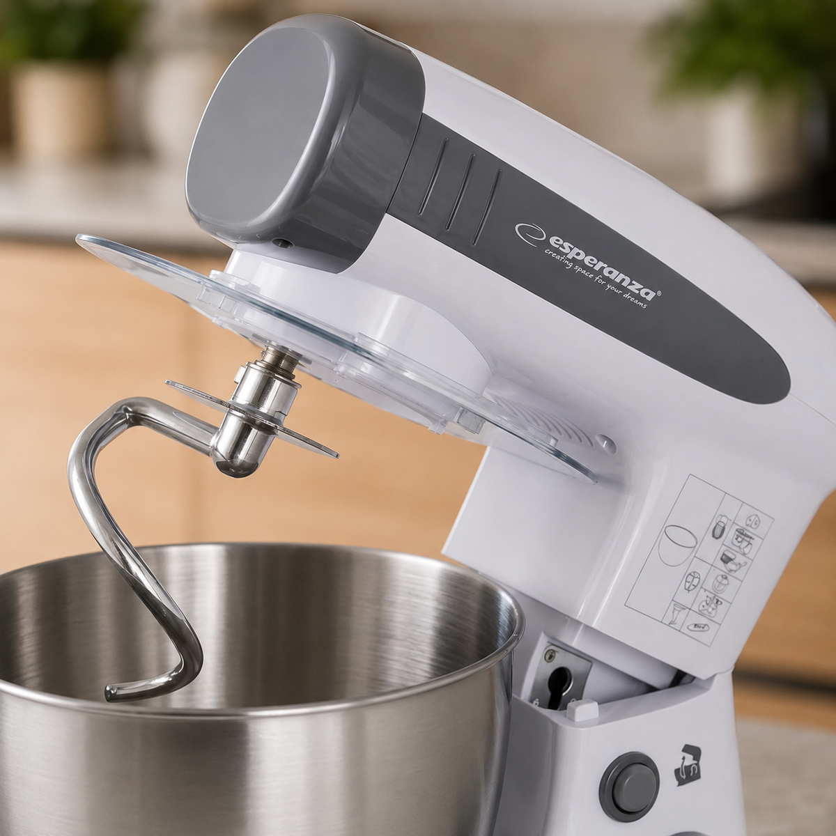 Esperanza Food processors – EKM024 Esperanza Multifunctional Planetary Kitchen Robot Cooking Assistant – image 8