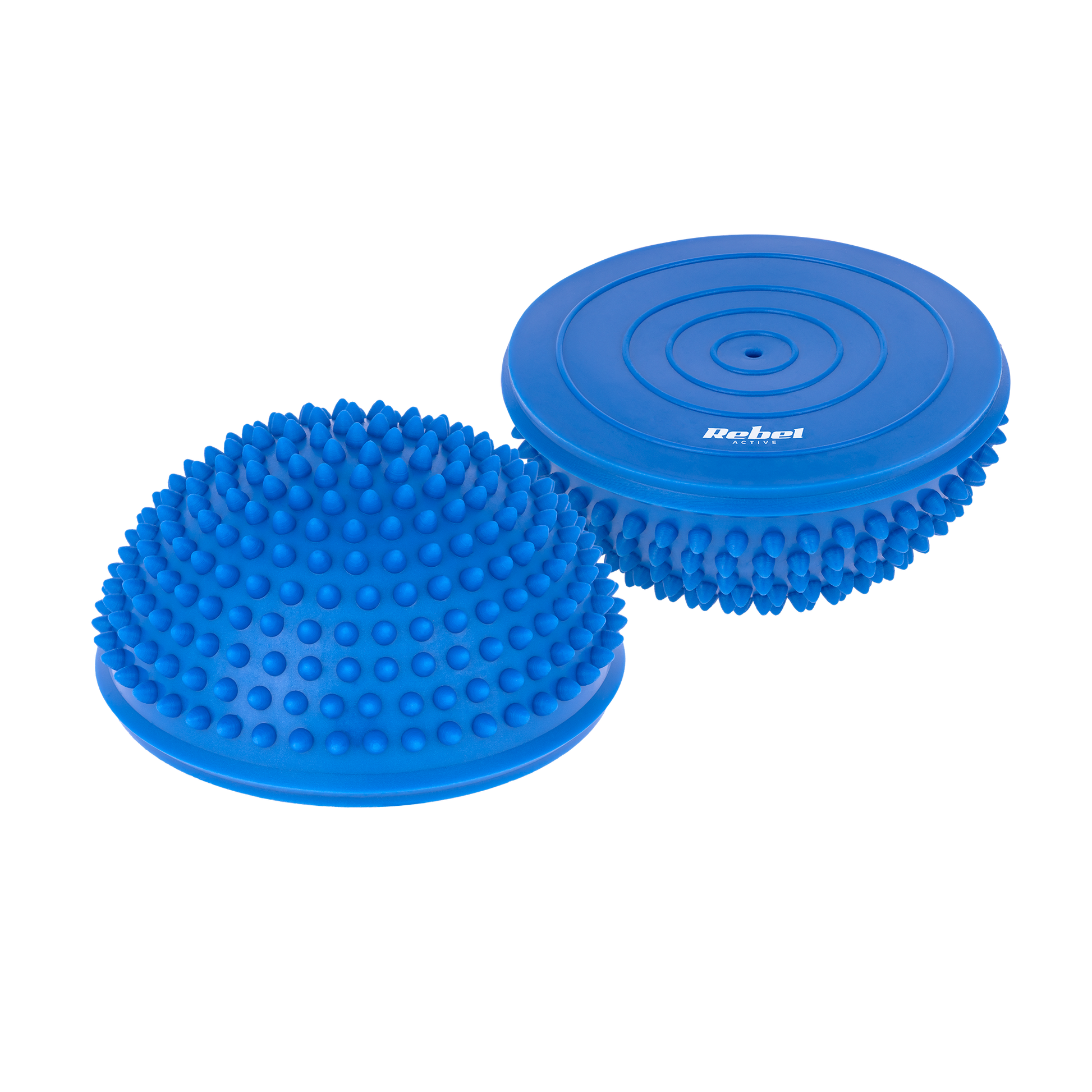 Rebel Rehabilitation sensory hemispheres with protrusions, set of 2, blue, REBEL ACTIVE – image 2