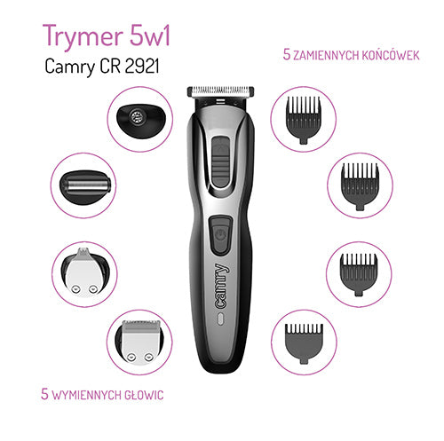 CAMRY Shavers – CR 2921 5-in-1 Trimmer – image 14