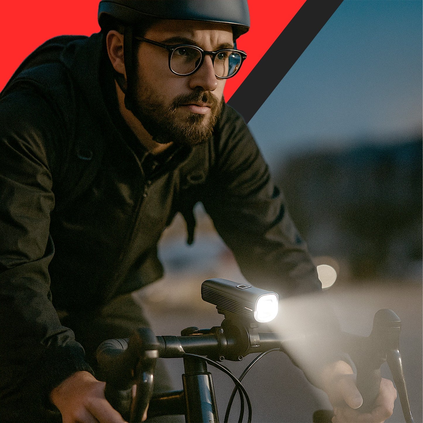 RTO The – USB-Powered LED Front Bike Light for Handlebars, 1000 lm – image 3