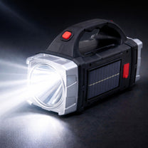 LEAN The remaining – HB-1678 38W Multifunctional Wide-Angle Solar LED Flashlight – image 3