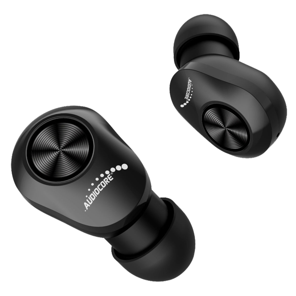 Audiocore Audiocore TWS BT 5.1 Earbuds with a 300mAh charging case and 30mAh earbuds, black AC580 – image 2