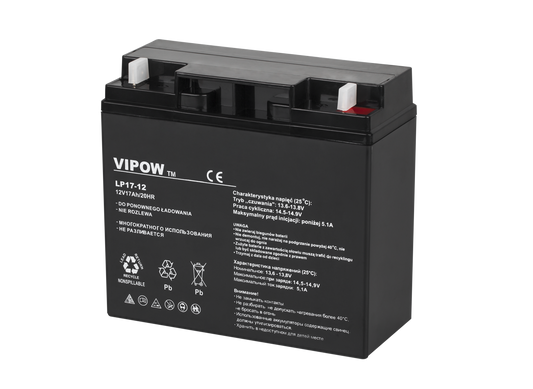 Vipow Gel batteries – VIPOW 12V 17.0Ah Gel Battery