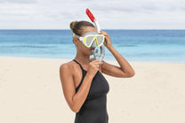 BESTWAY Swim caps – Bestway 24053 Gray Diving Set (Mask and Snorkel) – image 4