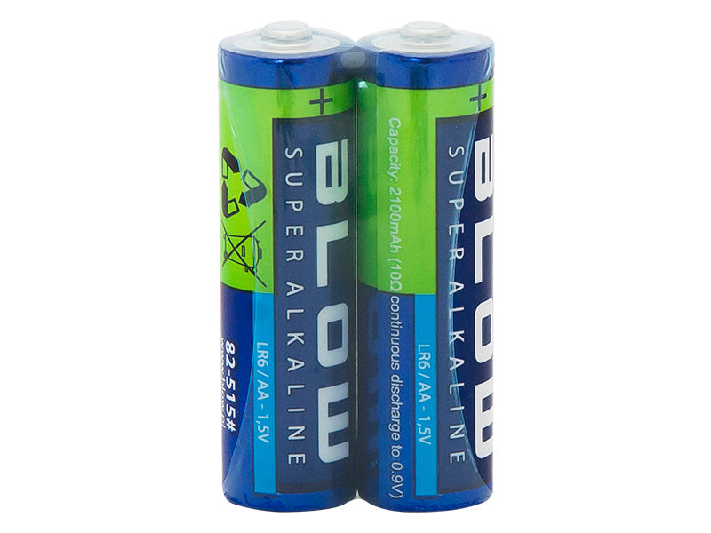 Blow Alkaline, coin-cell – 82-515# Blow Super Alkaline AA LR6 Batteries, 2-Pack