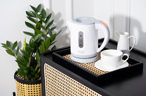 ADLER Electric kettles – AD 1371 white 0.8-liter plastic kettle – image 8